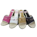 Sandale à talon strass chic Réf 9510 5,50 € HT/unité