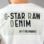 T SHIRT G STAR RAW BLANC