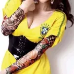 Manches faux tatouage