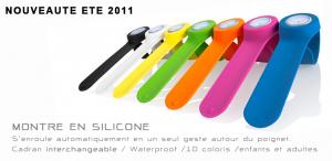 Montre silicone