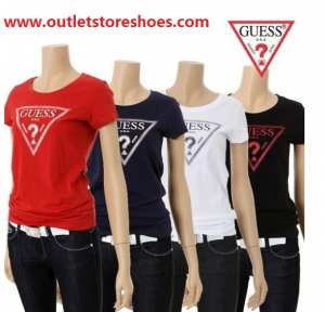 Tee-shirt femme Guess，guess tee-shirt pas cher, guess hommes T-shirts 