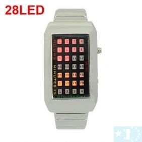 Grossiste, fournisseur et fabricant lw19/montre led avec bracelet en acier argente