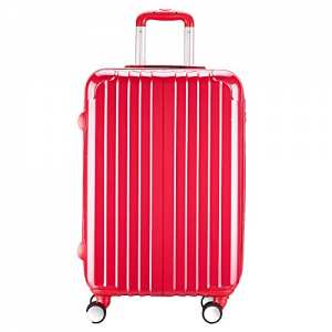 Valise Taille Cabine rigide  rose foncé ultra leger 4 roues multicouleurs PARTY PRINCE
