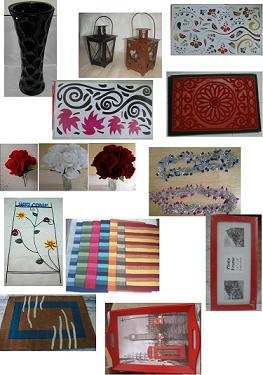 Déstockage d'articles de décoration