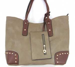 Sac à main clouté simili cuir ref 6587 9.95€ ht 