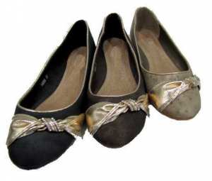 Ballerine ruban doré 3,95 € HT/unité