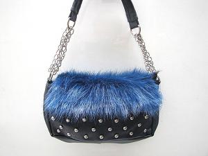 SAC BANDOULIERE FOURRURE REF 7004 2.95€ HT 