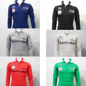 LOT DE 6 POLO MONTE CARLO OFFICIAL