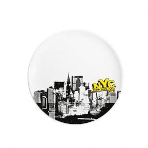 REF : NYASPM1 : Assiette dessert NEW YORK . Prix : 0.50€ 