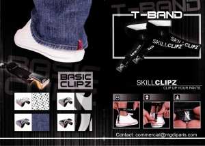 UNIQUE!!!LACETS SKILLCLIPZ PROTEGE PANTALON