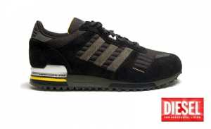 Les chaussures de sport DIESEL ADIDAS ZX700 en destockage chez footloose-vintage