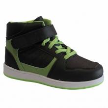 Baskets montantes bicolores avec perforations