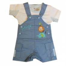 Ensemble salopette à poches et t-shirt pour bébé garçon