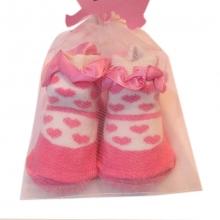 Chaussettes imprimées cœurs