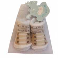 Chaussettes avec motifs lacets