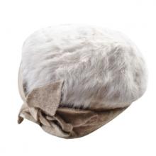 Béret femme avec fourrure