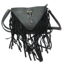 Joli sac à bandoulière agrémenté de franges