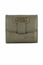 Joli portefeuille en cuir avec rabat