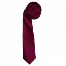 Cravate satinée unie