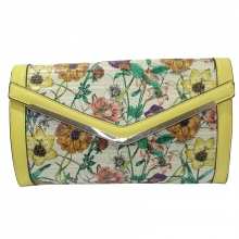 Pochette enveloppe avec motif fleuri
