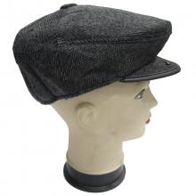 Béret casquette avec bouton-pression
