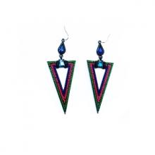 Boucles d’oreilles multi-triangles