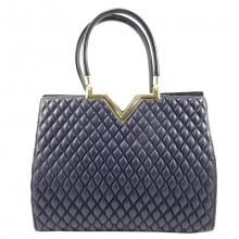 Sac à main imprimé de losanges