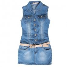 Combi jupe avec ceinture assortie