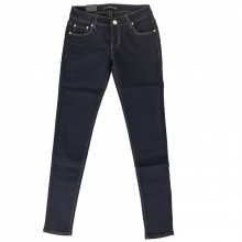Jeans slim bleu foncé en vogue
