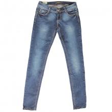 Joli Jeans slim délavé avec braguette boutonnnée