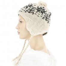 Bonnet péruvien avec motif Jacquard