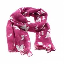 Écharpe imprimée de papillons