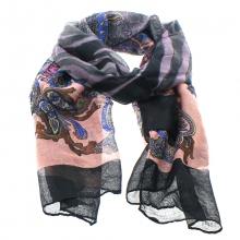 Écharpe glamour imprimée fantaisie