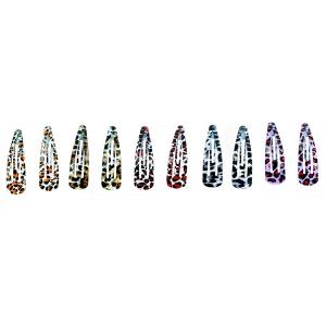 Pince clip léopardée