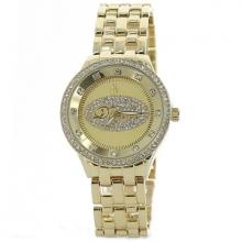 Montre métal femme sertie de strass