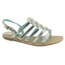 Sandales bleues façon Romain