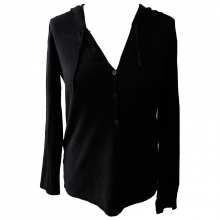 Gilet à capuche avec boutonnage