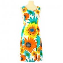 Robe évasée et imprimée fleurie