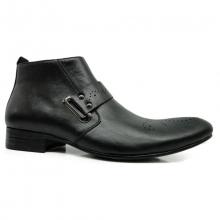 Bottines homme avec motif perforé