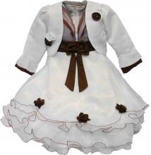 Robe à volants pour fille avec veste