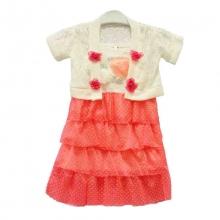 Robe à pois avec boléro