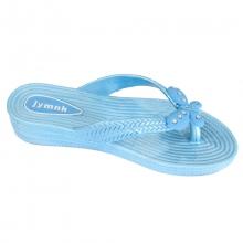 Tongs ornées de papillons à strass