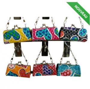 Porte-monnaie avec motif cœur fantaisie