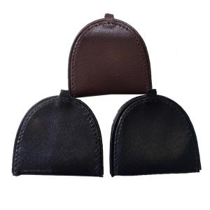 Joli porte-monnaie sabot en cuir