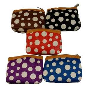 Porte-monnaie à pois très tendance