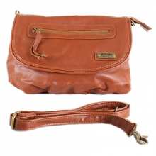 Sac à main à plis et rabat