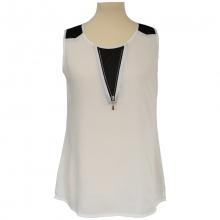 Top tendance avec zip devant