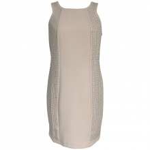 Robe droite cloutée