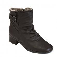 Jolies bottines fourrées avec bout carré