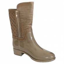 Bottines surpiquées avec zip sur chaque côté